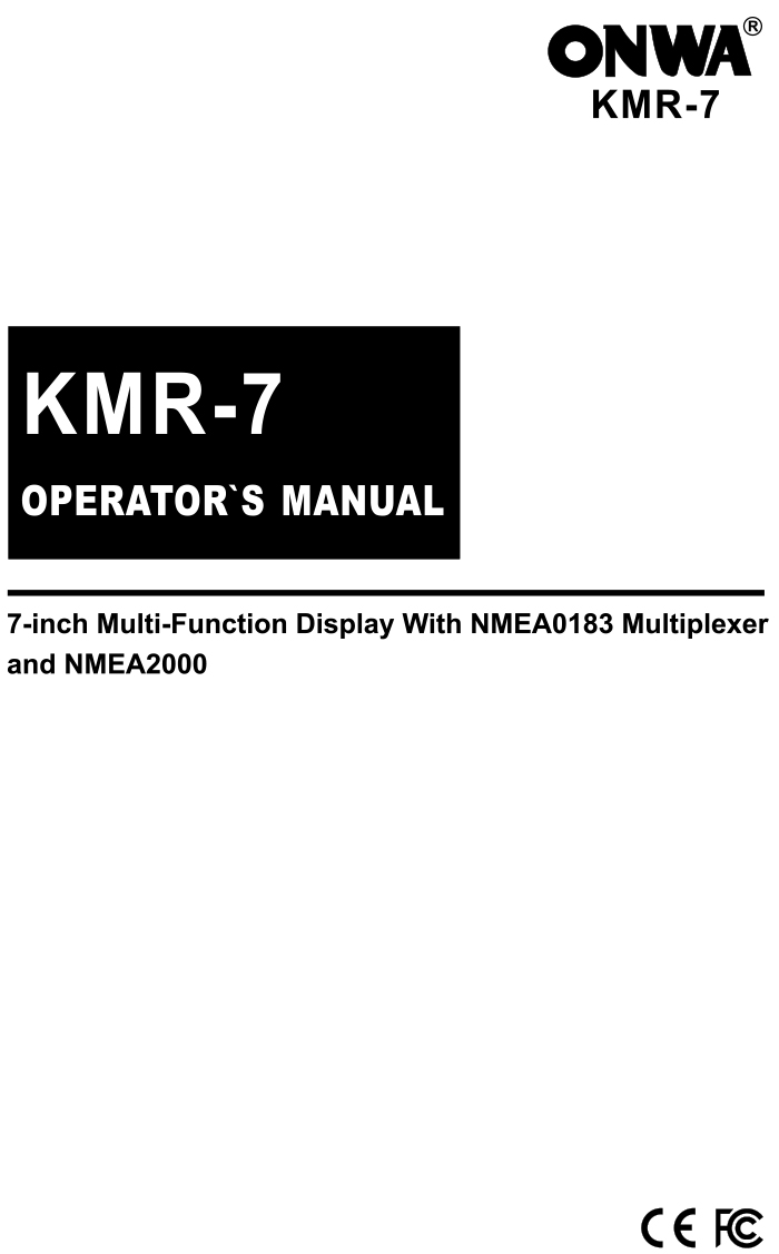 Руководство по эксплуатации KMR-7