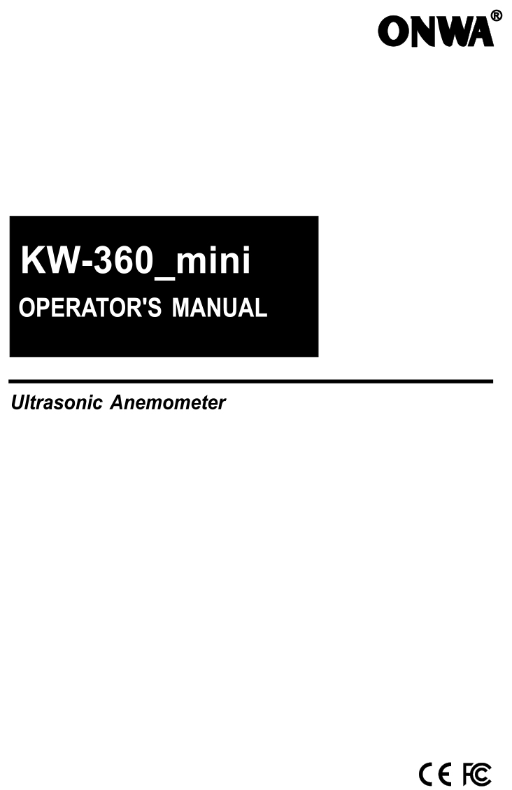 Руководство пользователя KW-360_mini