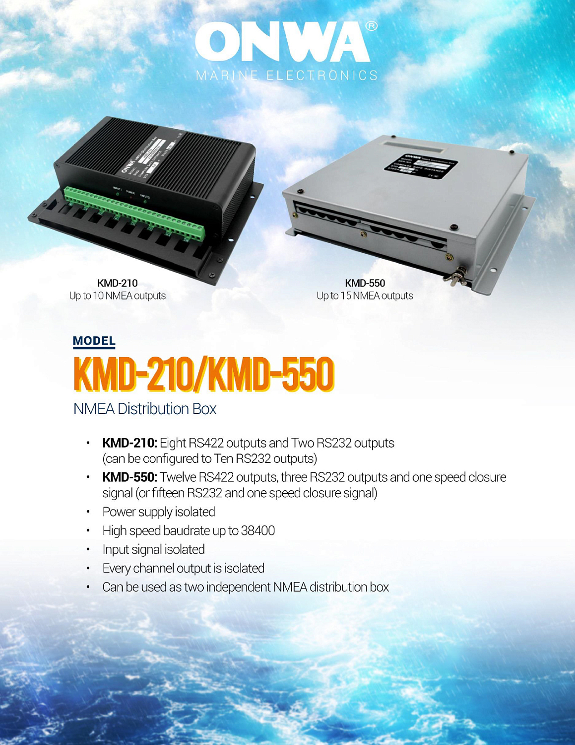 Брошюра NMEA KMD-550
